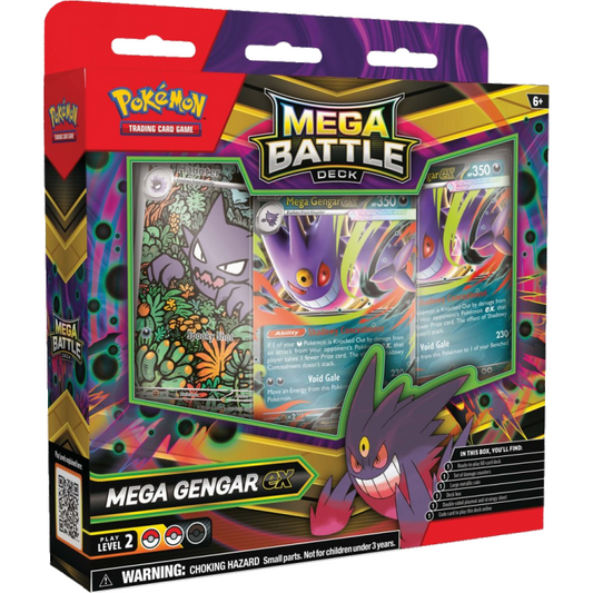 Pokemon TCG  Mega Battle Deck Mega Gengar ex Español