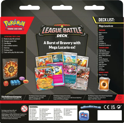 Pokemon Tcg -Mega Lucario ex League Battle Deck Ingless
