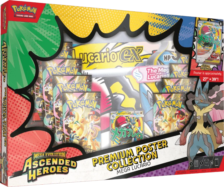 Pokémon TCG Mega Evolution: Ascended Heroes announced for 2026 Español Mega Lucario
