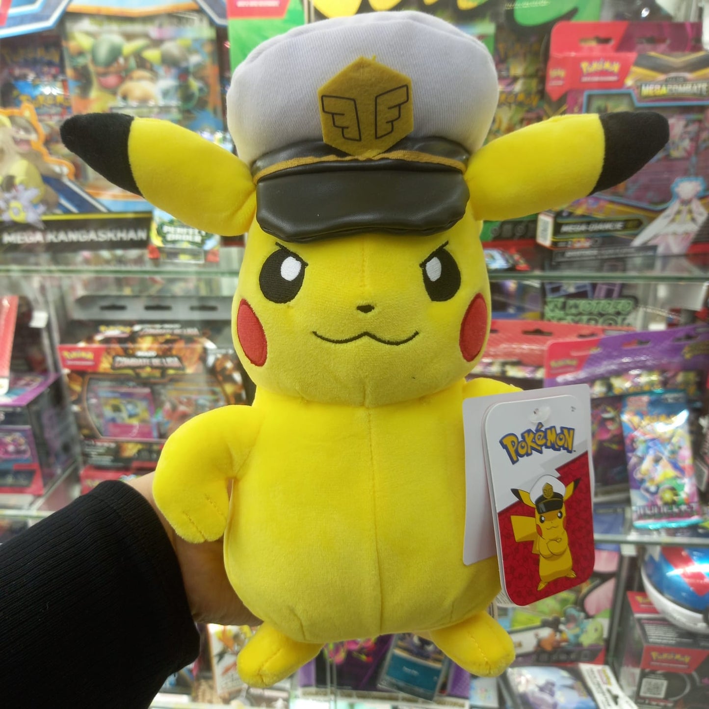 Peluche Pokemon Capitan Pikachu