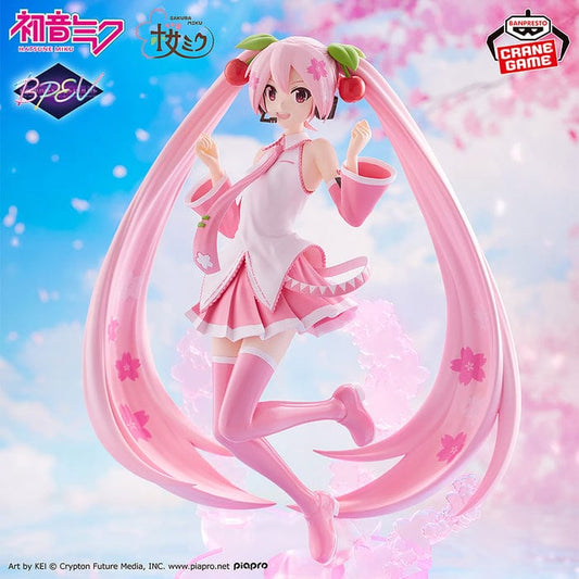 Figura Banpresto BPEV - Hatsune   Miku Banpresto Evolve - Sakura   Miku