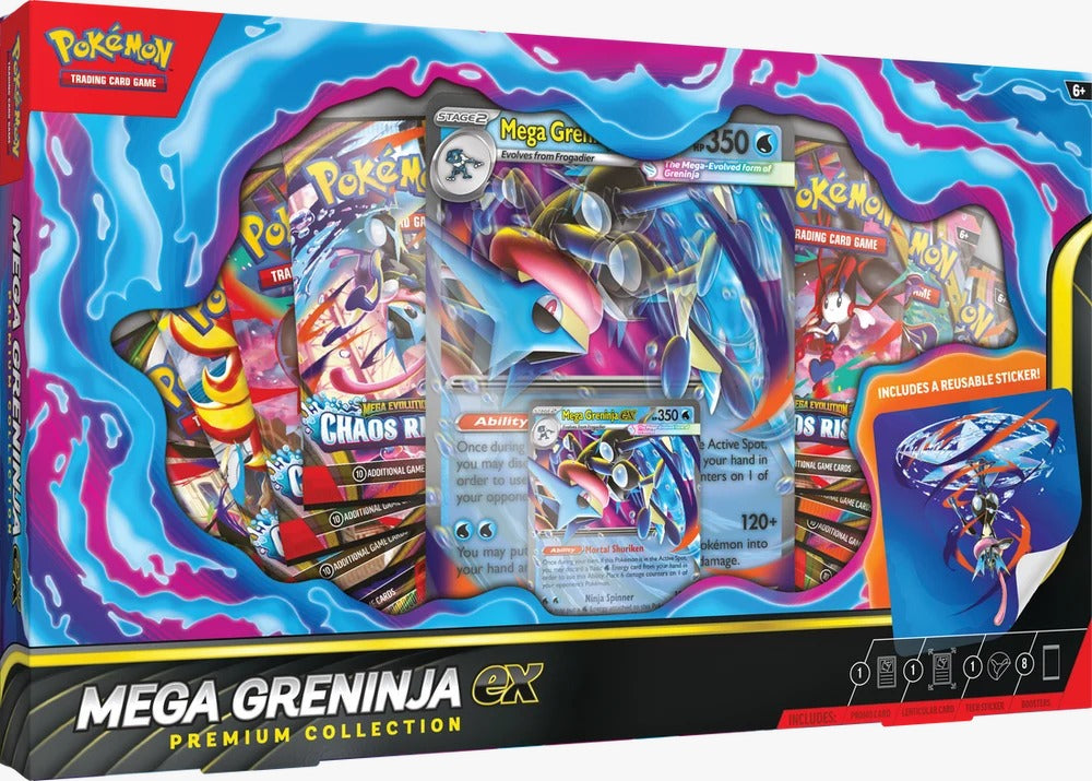 Pokemon TCG - Mega   Greninja   ex   Premium   Collection   INGLÉS