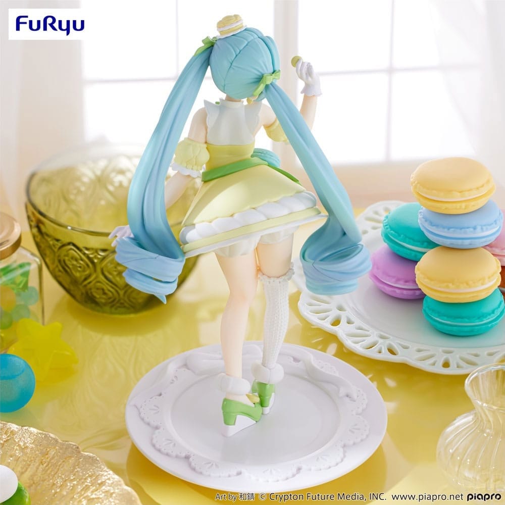 Figura Furyu Hatsune Miku- Sweetsweets Series Macaroon Citron Color Ver.