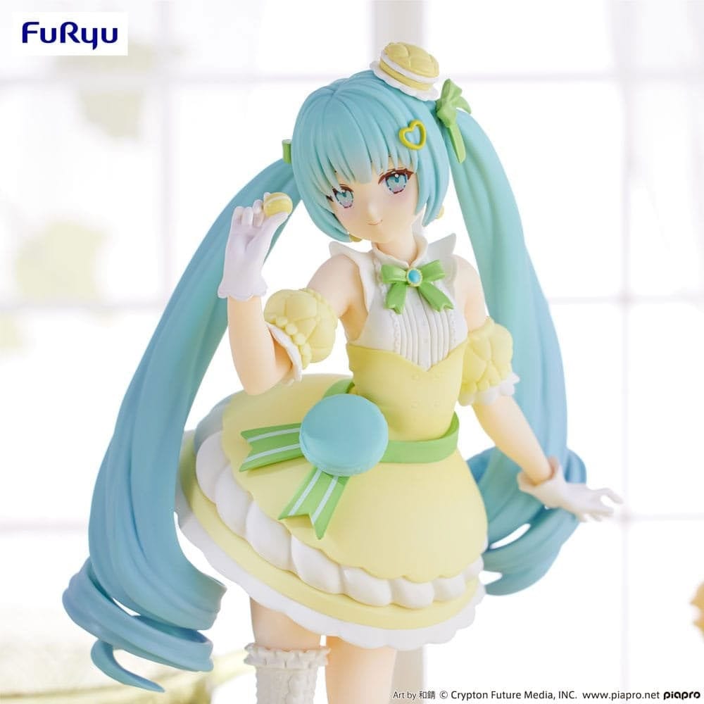 Figura Furyu Hatsune Miku- Sweetsweets Series Macaroon Citron Color Ver.