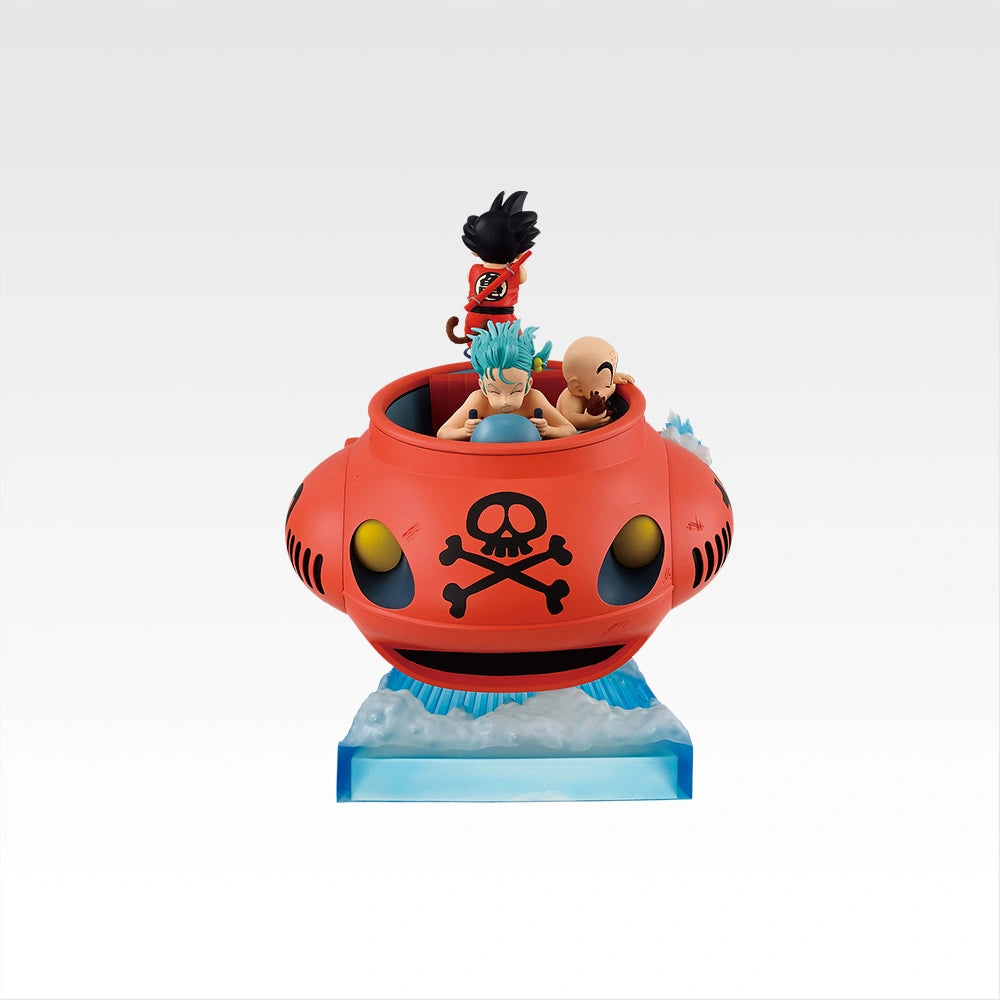 Figura Ichiban Kuji  - Premio D: Figura de Son Goku, Bulma y Krillin en submarino
