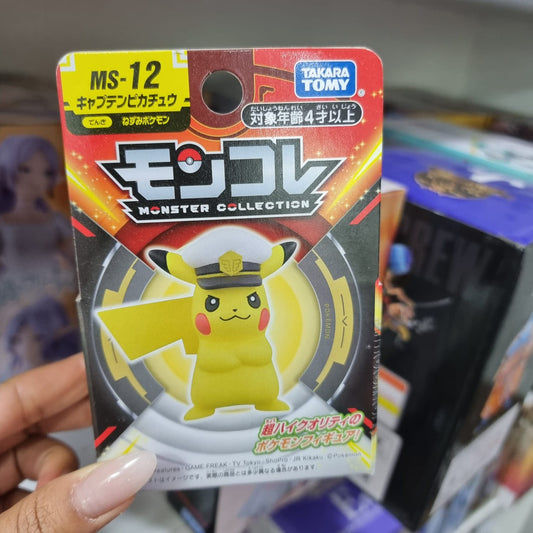 Figura Moncolle Tomy Pokemon Capitan Pikachu