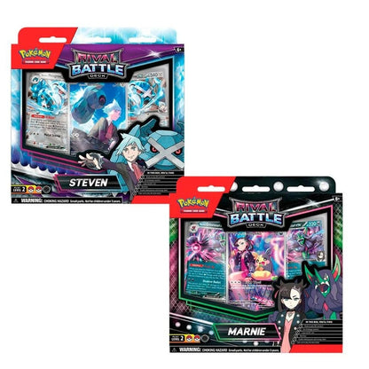 Cartas Pokemon Rival Battle Deck - Marnie/Steven INGLÉS