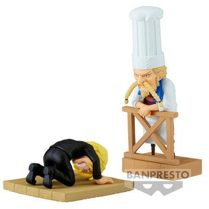 Figura world collectable Sanji & Zeff 2 WCF Log Series One Piece