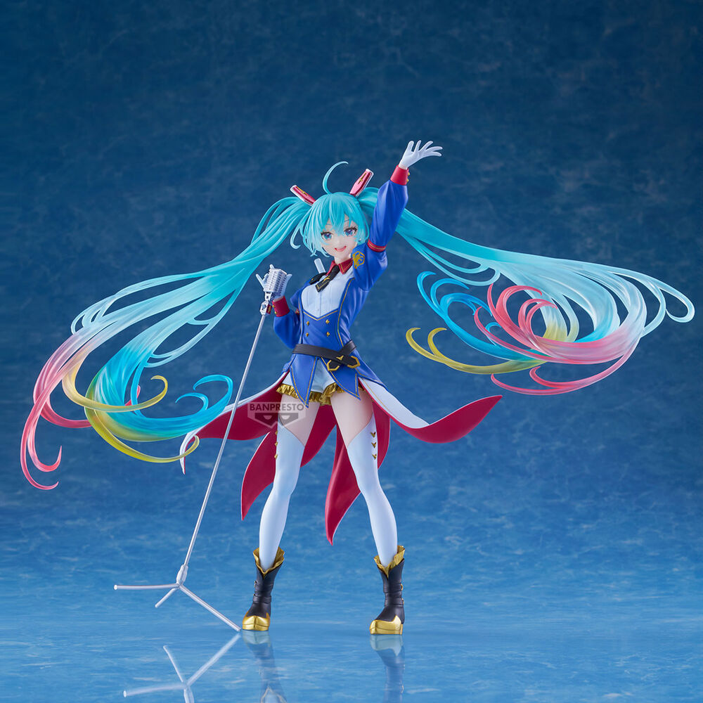 Figura Banpresto Evolve Gundam Collaboration Miku 45th Anniversary Gundam x Hatsune Miku