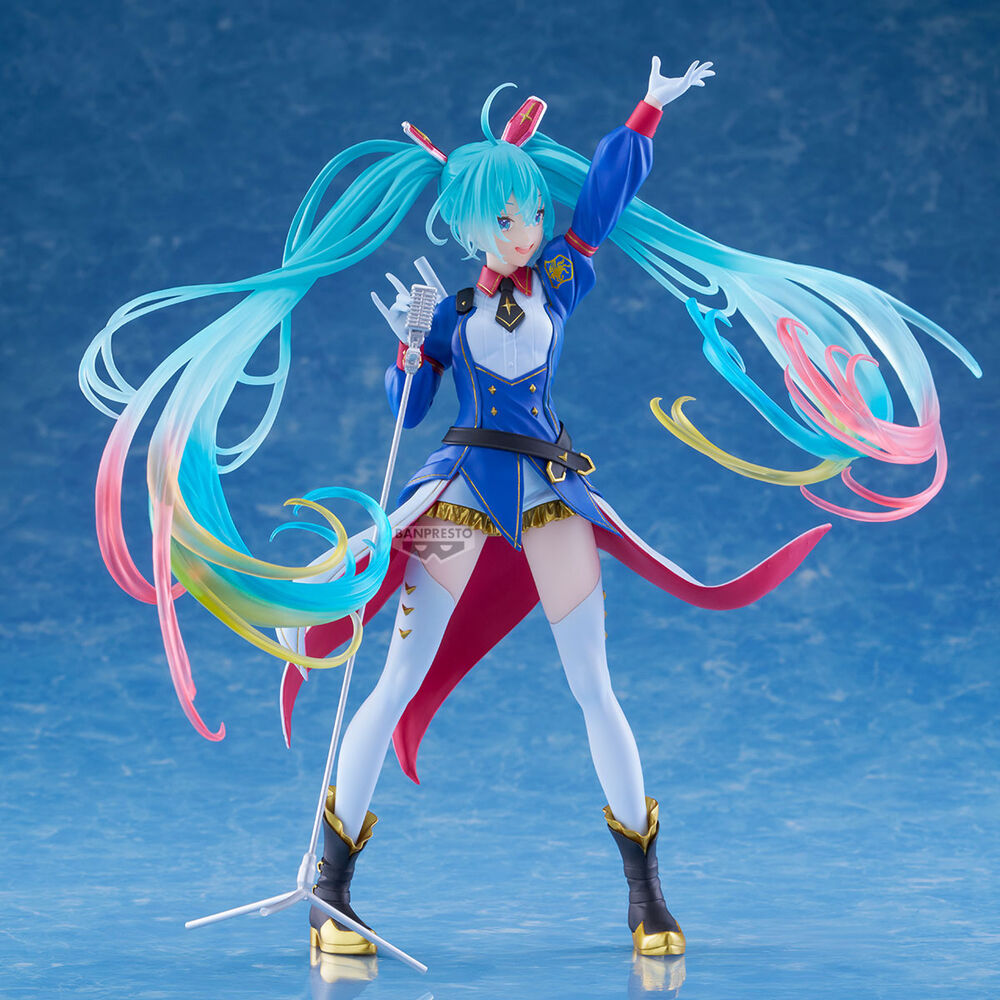 Figura Banpresto Evolve Gundam Collaboration Miku 45th Anniversary Gundam x Hatsune Miku