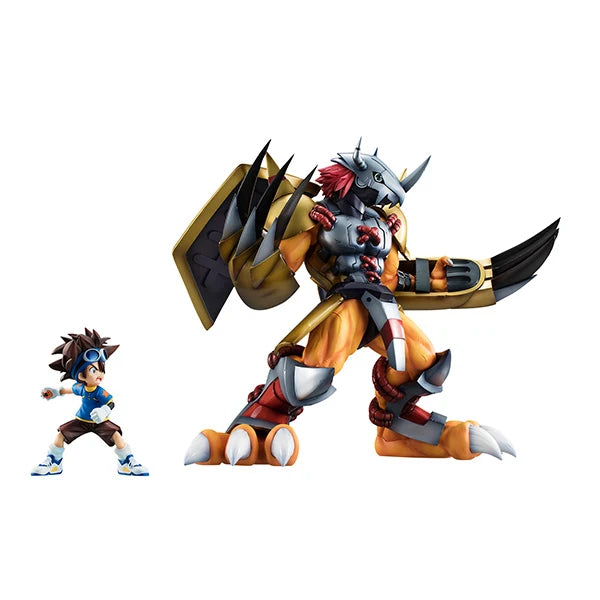 Figura Digimon - WarGreymon y Taichi Yagami - (MegaHouse)