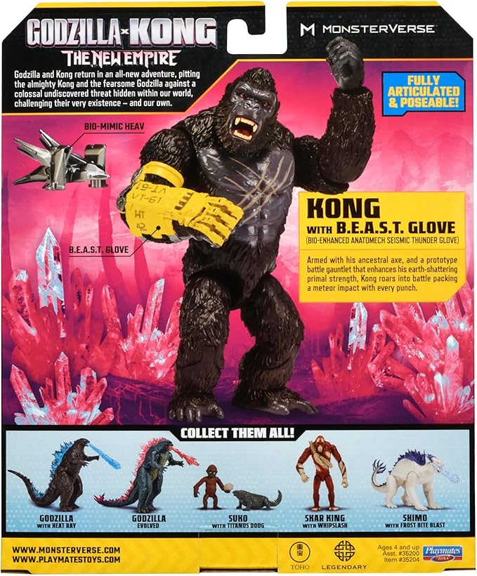 Figura Kin Kong - MonsterVerse  (película Godzilla y Kong )
