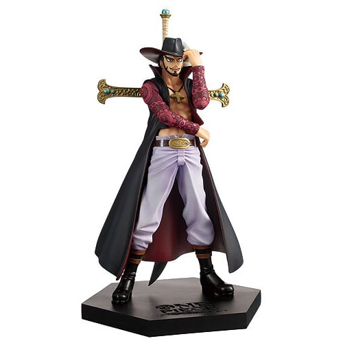 Figura Banpresto Dracule Mihawk DX Shichibukai vol3 One Piece Exclusiva